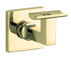 Leuninghouder Bauhaus M10 hol messing gelakt