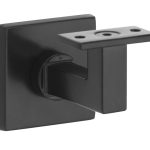 Leuninghouder Bauhaus M10 vlak mat zwart