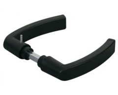 LOCINOX Deurklink voor poortsloten zwart polyamide