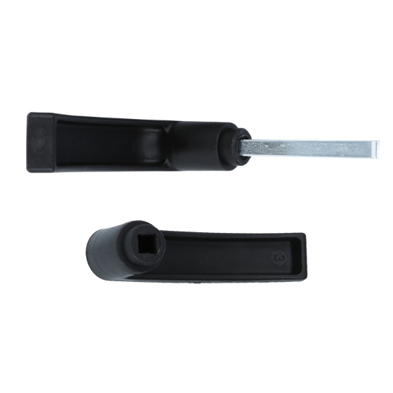 LOCINOX Deurklink voor poortsloten zwart polyamide - Afbeelding 2