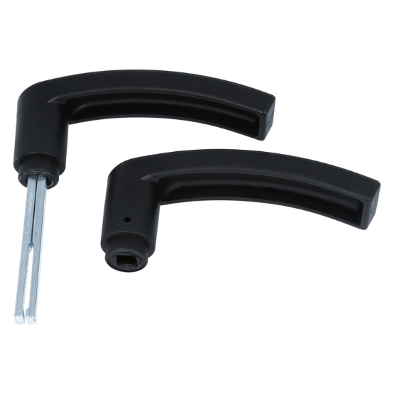 LOCINOX Deurklink voor poortsloten zwart polyamide - Afbeelding 4