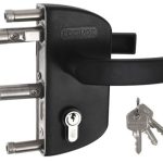 LOCINOX Poortslot opbouw voor 40 mm profielen zwart