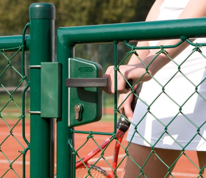 LOCINOX Poortslot opbouw voor 40 mm profielen zwart - Afbeelding 3