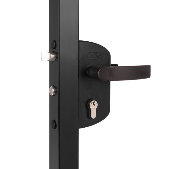 LOCINOX Poortslot opbouw voor 40 mm profielen zwart - Afbeelding 4