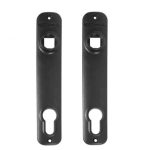 LOCINOX Afdekplaat PC92 voor insteeksloten zwart 2 stuks