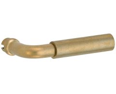 Deurklink Frankfurt messing antiek