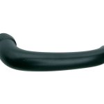 Deurklink Halfsabel mat zwart