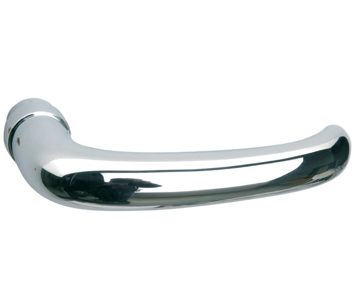 Deurklink Halfsabel glans chroom