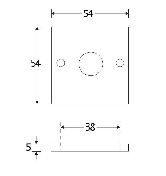 SKG krukrozet binnenzijde Bauhaus messing ongelakt - Afbeelding 2