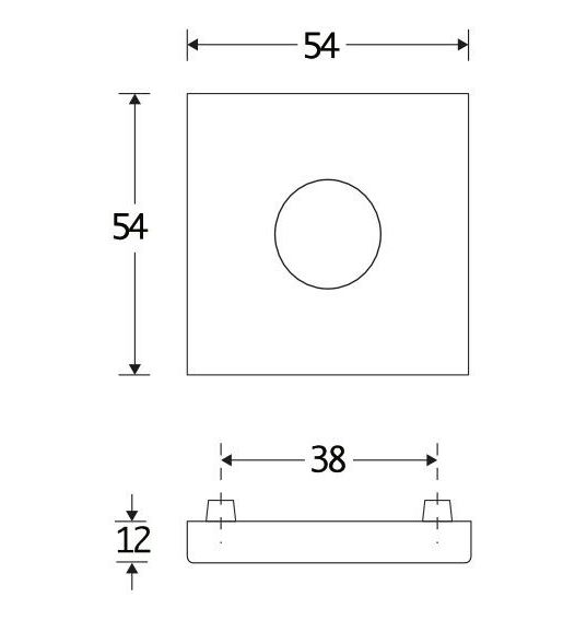 SKG krukrozet buitenzijde Bauhaus mat zwart - Afbeelding 2