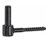 Duim inschroefbaar 14x85mm ijzer zwart