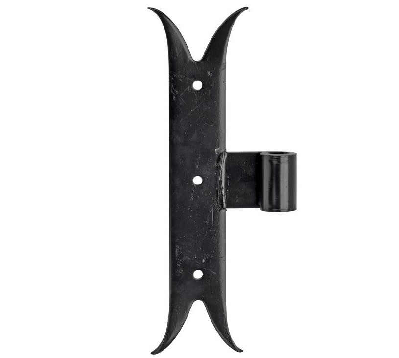 Duimheng Zwaluw verticaal 35x240mm ijzer zwart