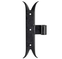 Duimheng Zwaluw verticaal 40x240mm ijzer zwart