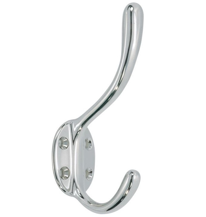 Hoedhaak Bern glans chroom