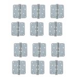 AXA Kogellagerscharnier 89x89 Verzinkt ronde hoeken promopack 10+2 gratis