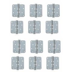 AXA Kogellagerscharnier 89x89 Verzinkt ronde hoeken promopack 10+2 gratis