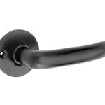 Deurklink op rozet Berlin ijzer zwart