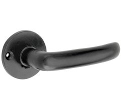 Deurklink op rozet Berlin ijzer zwart