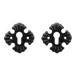 Set van twee PC-Plaatjes Kasteel ijzer zwart