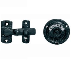 WC-overslag Oxford ijzer zwart