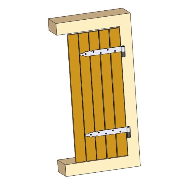 Plaatduim DIN rechts draaipen 14 mm staal zwart - Afbeelding 4