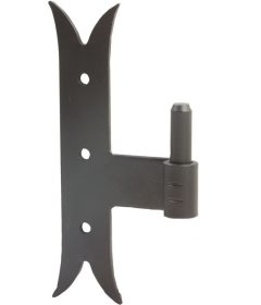 Plaatduim DIN links draaipen 14 mm staal zwart