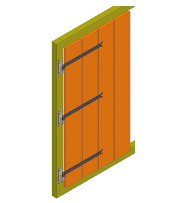 Duimheng 40 cm visstaart voor draaipen 14 mm staal zwart - Afbeelding 3