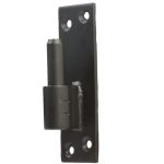 Plaatduim recht 14-42 mm zwart