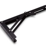 Luxe vouwdrager 200x110 mm zwart gelakt