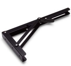 Luxe vouwdrager 300x160 mm zwart gelakt