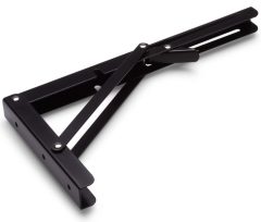 Luxe vouwdrager 400x195 mm zwart gelakt