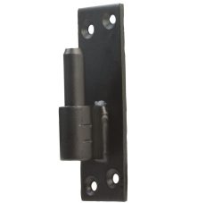 Plaatduim recht 14-16 mm zwart