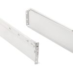 Paar ladegeleiders 40 cm wit Mod. 30