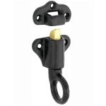 Raamknip Oxford met sluitpot ijzer zwart