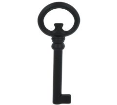 Sleutel zamak mat zwart 80 mm