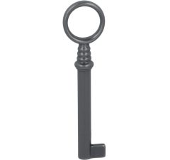 Sleutel zamak ijzerkleurig 78 mm