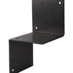 Starx paalverbinder muurmodel open 91 x 91 mm zwart