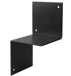 Starx paalverbinder muurmodel open 121 x 121 mm zwart