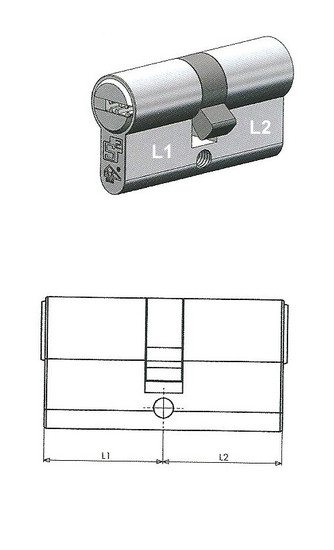 Veiligheidscilinder S2 SKG2 30/55 - Afbeelding 3