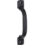 Deurgreep Hamburg 140mm ijzer zwart