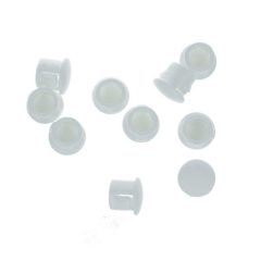 10 Afdekkapjes voor deurkozijnen 7,9 X 9,5 wit