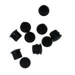 10 Afdekkapjes voor deurkozijnen 7,9 X 9,5 zwart