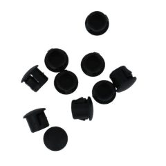 10 Afdekkapjes voor deurkozijnen 7,9 X 9,5 zwart