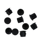 10 Afdekkapjes voor deurkozijnen 9,5 X 11,9 zwart