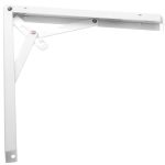 AMIG Plankdrager opvouwbaar 400x400 mm wit