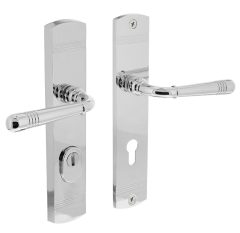 Intersteel achterdeurbeslag Helena kruk/kruk PC72 met kerntrek beveiliging chroom