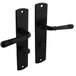 Intersteel deurklink Helena op schild 230x44mm WC63/8 zwart