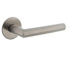 Intersteel deurklink Jura met rozet zelfklevend ø55x2mm rvs