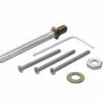 Montage set voor Hoppe veiligheidsbeslag deurdikte 57-62mm