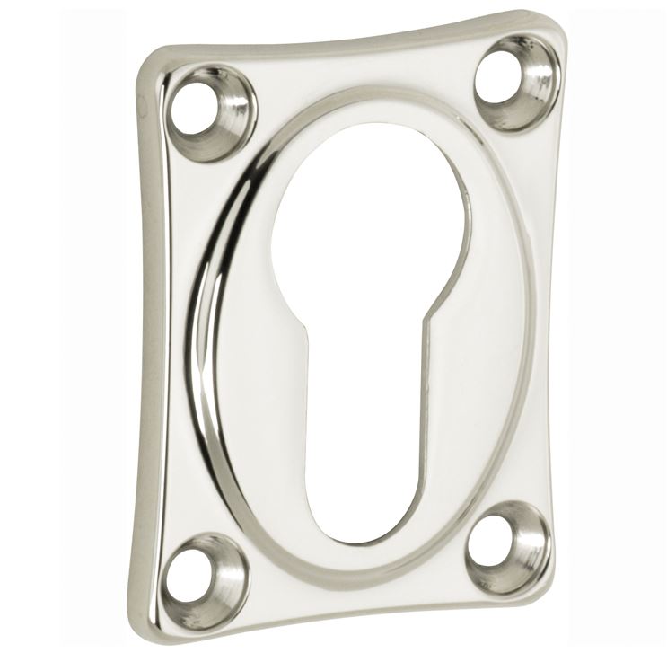 Set van twee PC-Plaatjes vierkant glans nikkel - Afbeelding 2